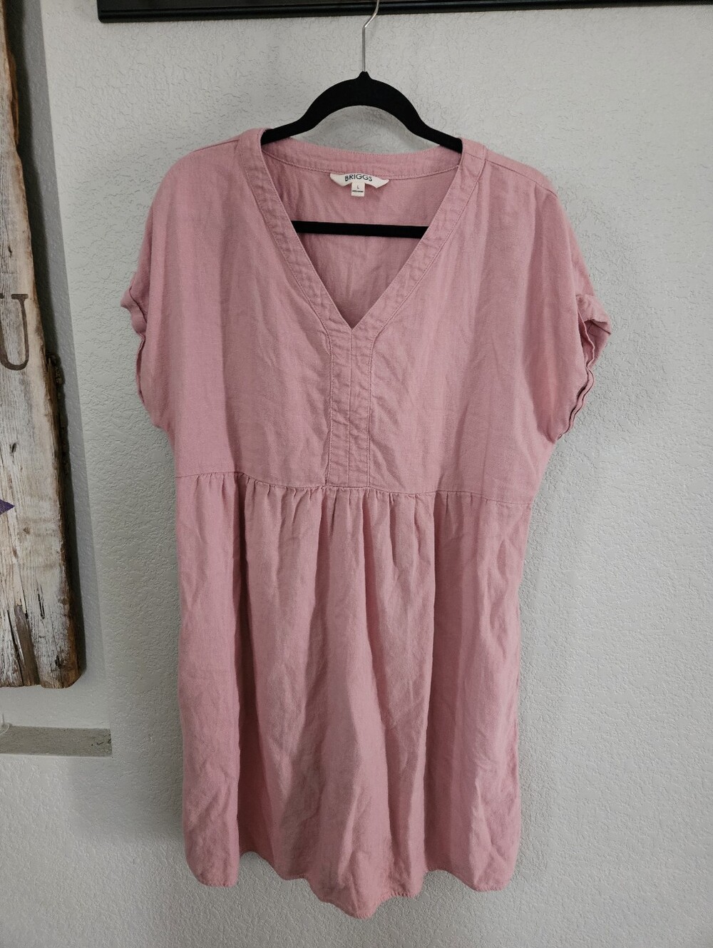 Briggs New York Dusty Pink Midi Dress